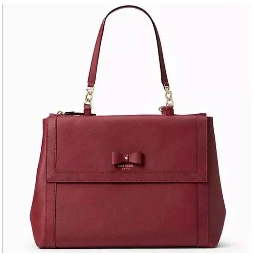 Kate Spade Leather Shoulder Bag with Bow NWOT! - Picture 4 of 11